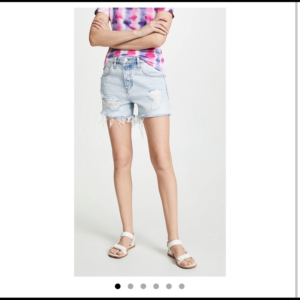 Hudson Boy Friend High Waisted Shorts